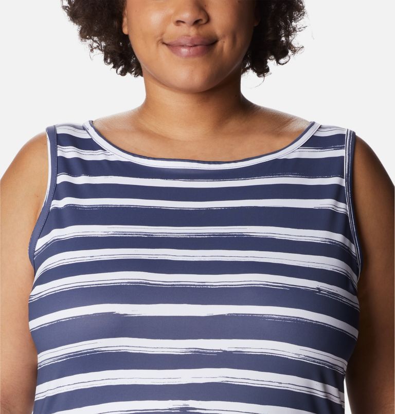 Robe imprimée Chill River Femme - Grandes tailles, Color: Nocturnal Brush Stripe, image 4