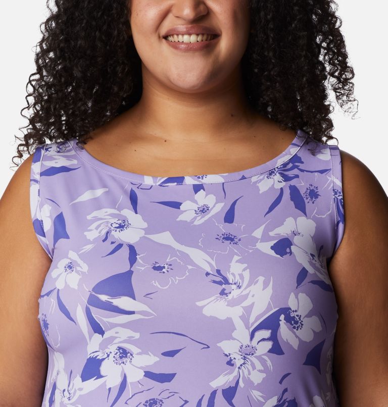 Robe imprimée Chill River Femme - Grandes tailles, Color: Frosted Purple, Pop Flora Tonal, image 4