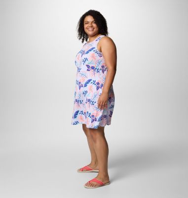 Women's Chill River Printed Dress - Plus Size, Color: Snowdrift Pasteled, image 11