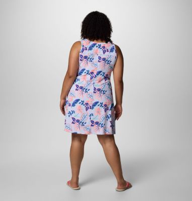 Women's Chill River Printed Dress - Plus Size, Color: Snowdrift Pasteled, image 10