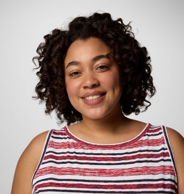 Women's Chill River Printed Dress - Plus Size, Color: Daredevil Spaced Stripe, image 24