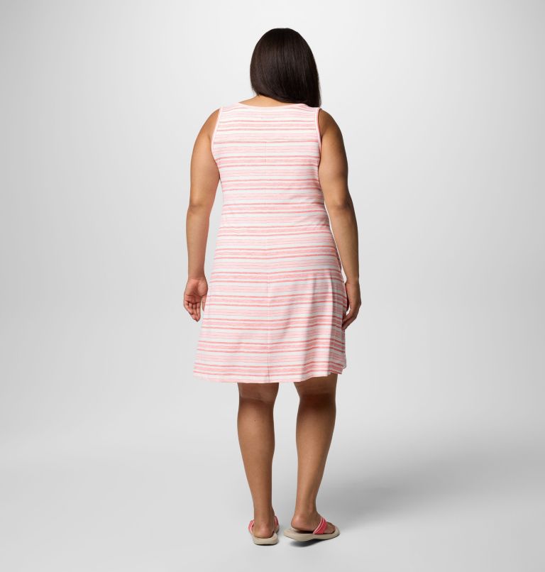 Women's Chill River Printed Dress - Plus Size, Color: Pink Sand Spaced Stripe, image 2