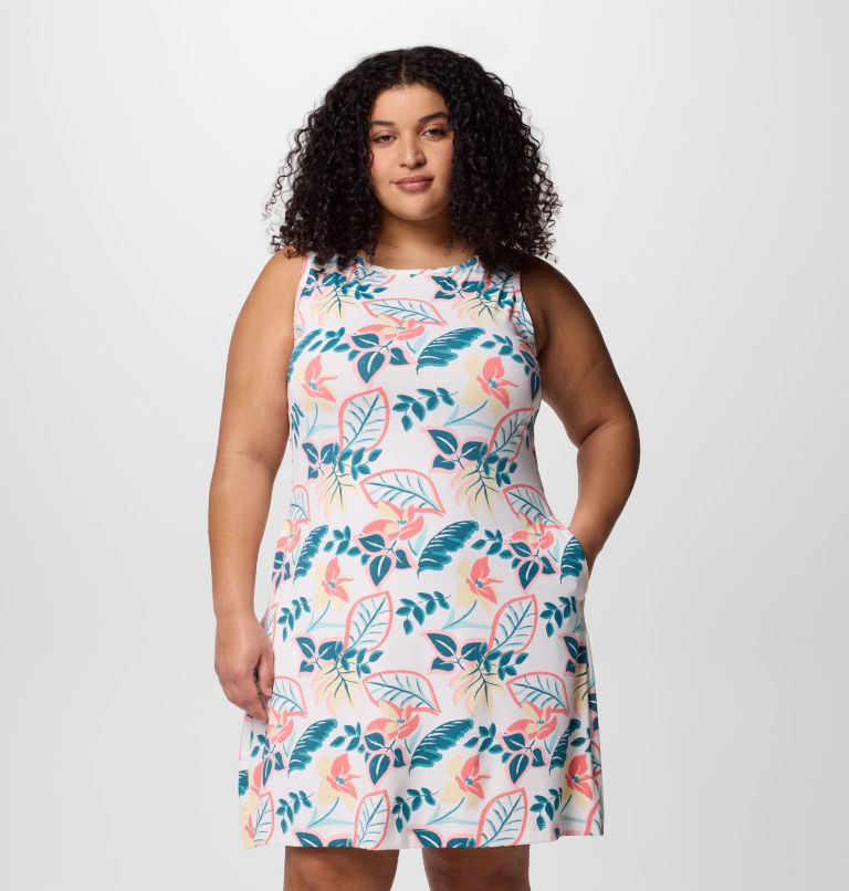 Women's Chill River Printed Dress - Plus Size, Color: Alpenglow Pasteled, image 5