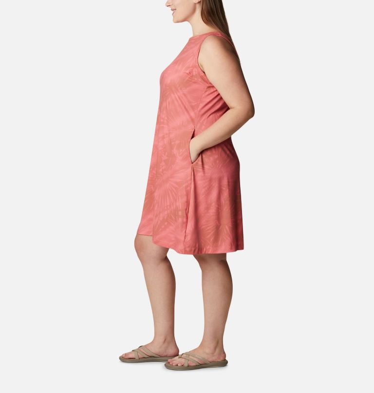 Robe imprimée Chill River Femme - Grandes tailles, Color: Salmon Tonal Sunburst Print, image 3