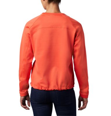 Sweat ras-du-cou en polaire Windgates&trade; Femme Windgates&trade; Fleece Crew | 847 | L, Bright Poppy, back