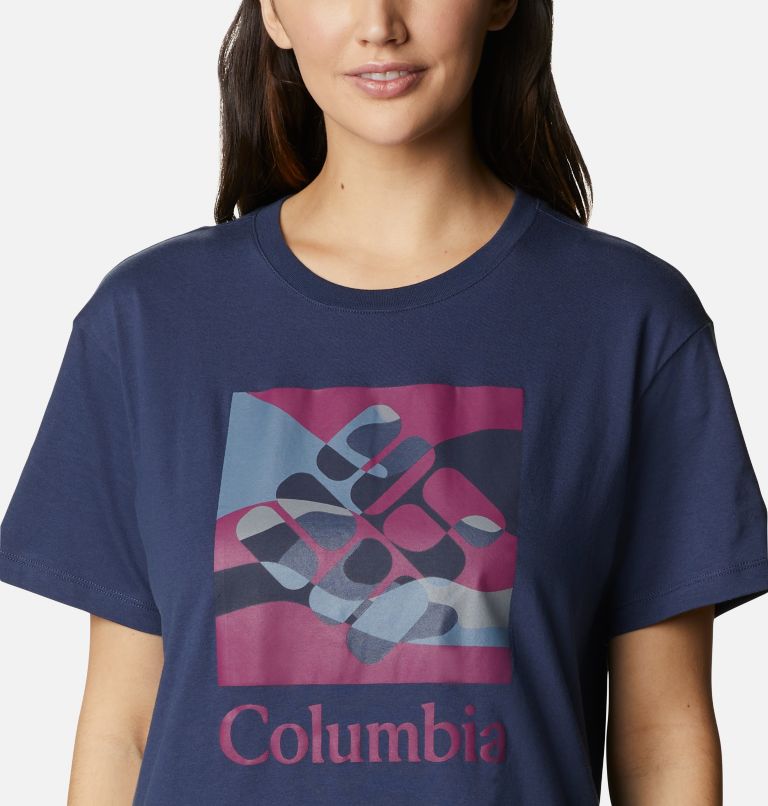T-shirt décontracté Columbia Park pour femme, Color: Nocturnal, Camo Fill, image 4