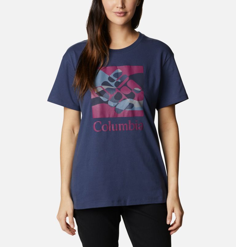 T-shirt décontracté Columbia Park pour femme, Color: Nocturnal, Camo Fill, image 1