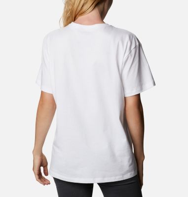 Camiseta Columbia Park&trade; para mujer Columbia Park&trade; Relaxed Tee | 672 | S, White, CGC Print Fill, back