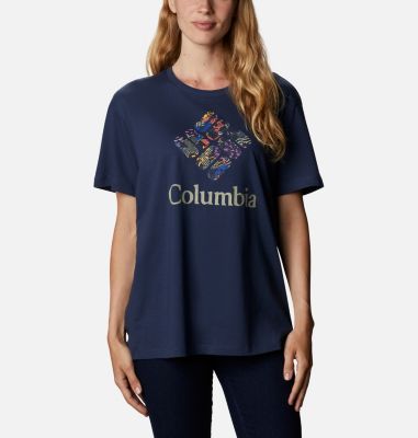 Camiseta Columbia Park&trade; para mujer Columbia Park&trade; Relaxed Tee | 672 | S, Nocturnal, CGC Print Fill, front
