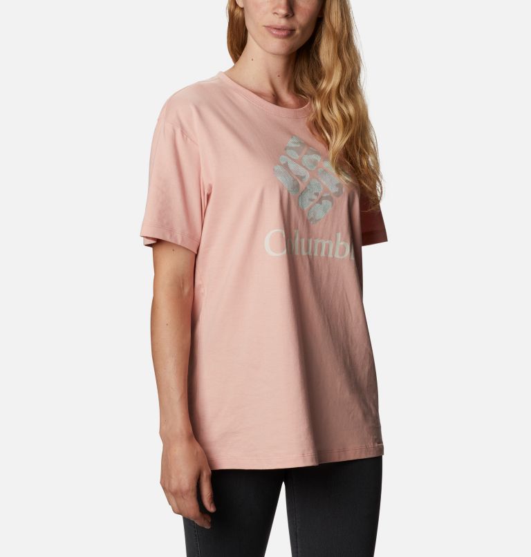T-shirt Park Femme, Color: Faux Pink, Aqua Tone Camo Fill, image 5