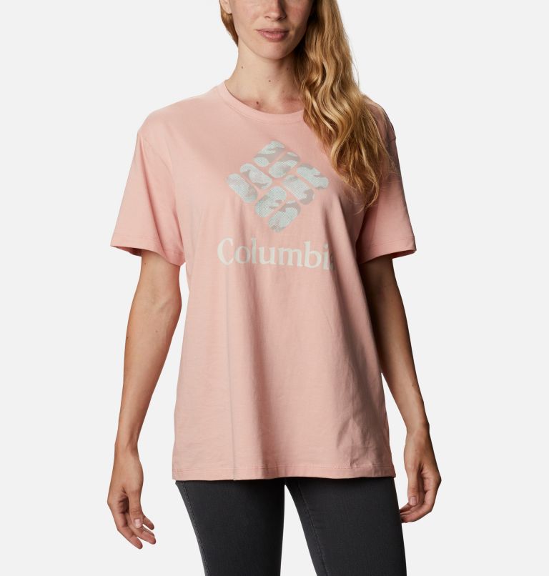 T-shirt Park Femme, Color: Faux Pink, Aqua Tone Camo Fill, image 1