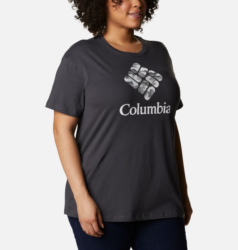 T-shirt décontracté Columbia Park pour femme - Grandes tailles, Color: Shark, Columbia Grey Camo Fill, image 5