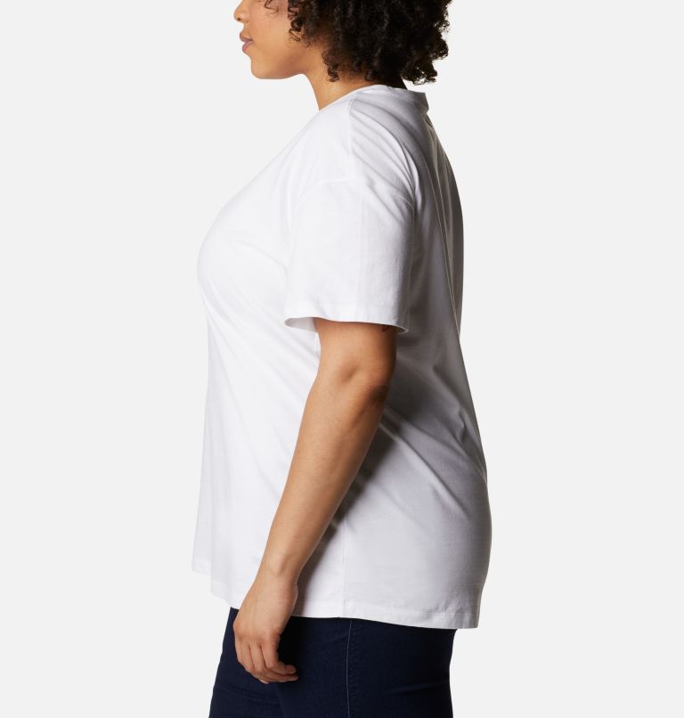 T-shirt décontracté Columbia Park pour femme - Grandes tailles, Color: White, CGC Print Fill, image 3