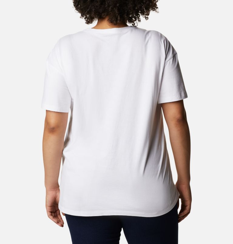 T-shirt décontracté Columbia Park pour femme - Grandes tailles, Color: White, CGC Print Fill, image 2
