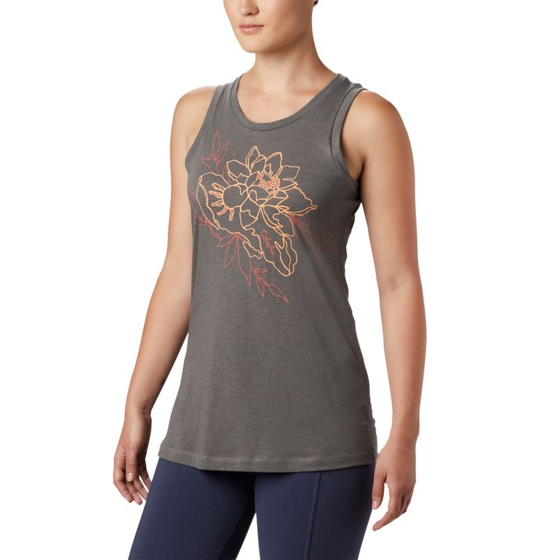 Camisole Bluff Mesa pour femme, Color: Charcoal Heather, Flower Power, image 1