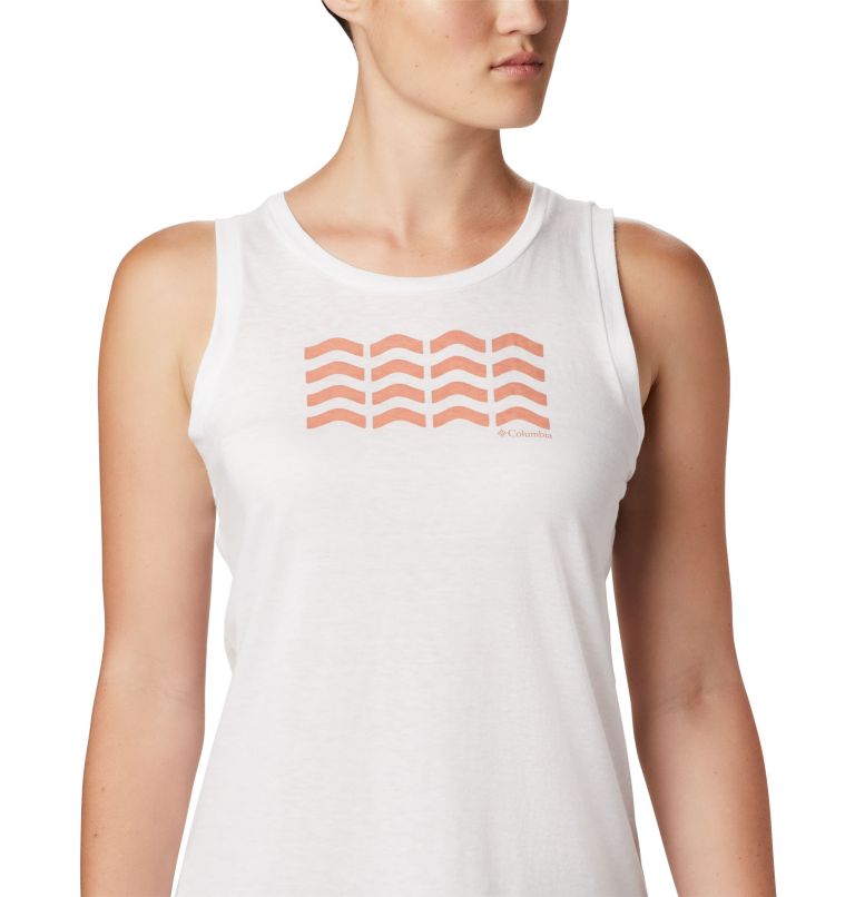Camisole Bluff Mesa pour femme, Color: White Heather, Wavy Way, image 5