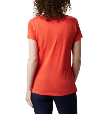 Women's Hidden Lake&trade; Crew T-Shirt Hidden Lake&trade; Crew Tee | 847 | L, Bright Poppy Heather, Be Free, back