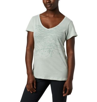 columbia v neck t shirts