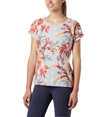 Women's High Dune&trade; T-Shirt High Dune&trade; SS Tee | 100 | M, Cirrus Grey, Leafscape, front