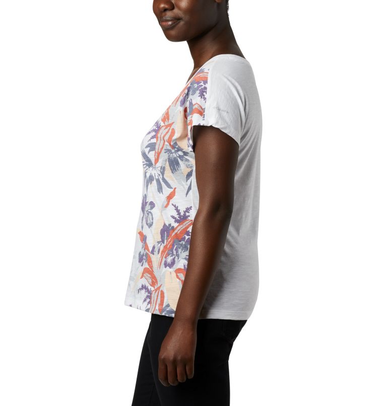 Thumbnail: T-shirt High Dune Femme, Color: White, Leafscape, image 3