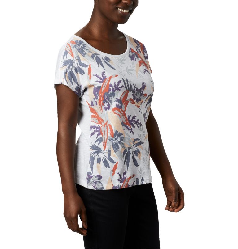 Thumbnail: T-shirt High Dune Femme, Color: White, Leafscape, image 4