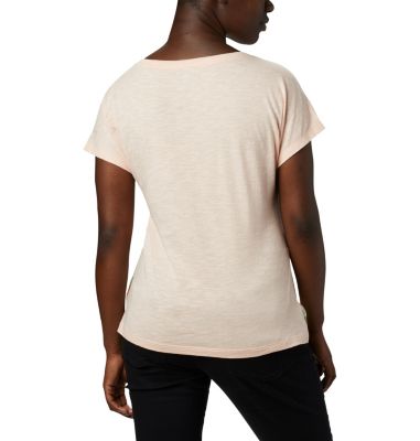 Women's High Dune&trade; T-Shirt High Dune&trade; SS Tee | 100 | M, Peach Cloud, Leafscape, back