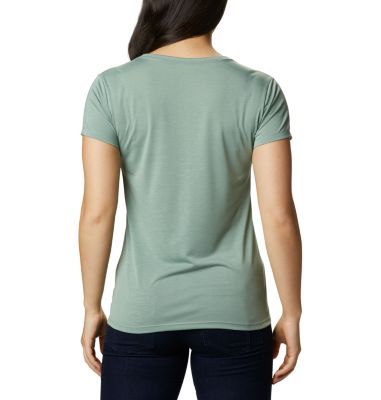 Women's Lave Lake&trade; II T-Shirt Lava Lake&trade; II SS Tee | 306 | L, Light Lichen, CSC Power Brand, back