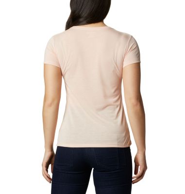 Women's Lave Lake&trade; II T-Shirt Lava Lake&trade; II SS Tee | 306 | L, Peach Cloud, CSC Power Brand, back