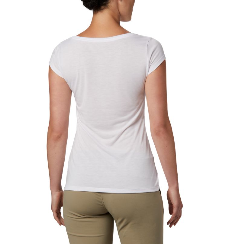 Thumbnail: T-shirt Shady Grove Femme, Color: White, Fun Performance, image 2