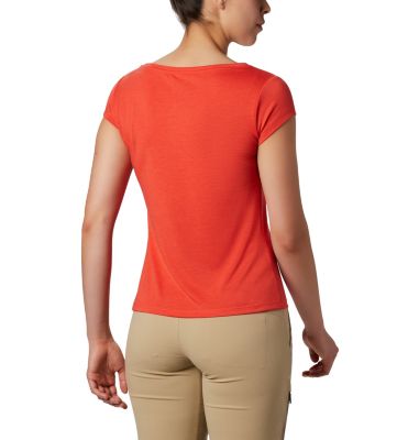 T-shirt Shady Grove&trade; Femme Shady Grove&trade; SS Tee | 870 | L, Bright Poppy, Fun Performance, back