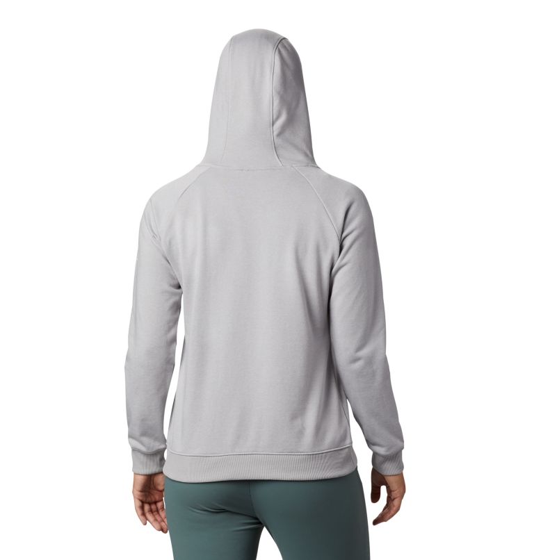 Chandail à capuchon en tissu éponge à logo Columbia Logo pour femme, Color: Columbia Grey Heather, image 2