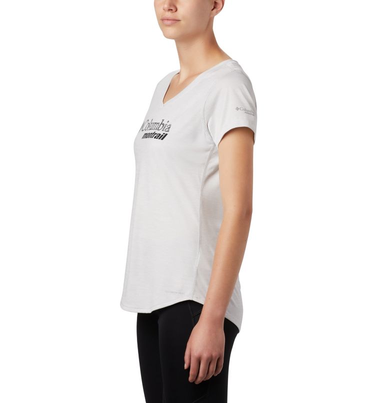 T-shirt imprimé à manches courtes Trinity Trail II pour femme, Color: White, image 3
