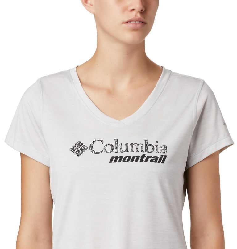 T-shirt imprimé à manches courtes Trinity Trail II pour femme, Color: White, image 4