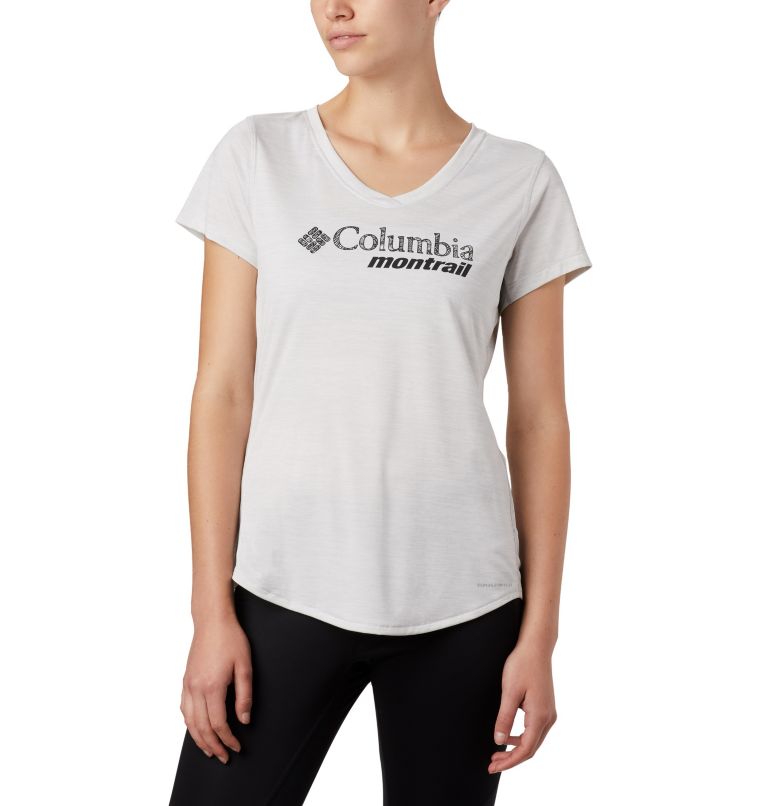 T-shirt imprimé à manches courtes Trinity Trail II pour femme, Color: White, image 1