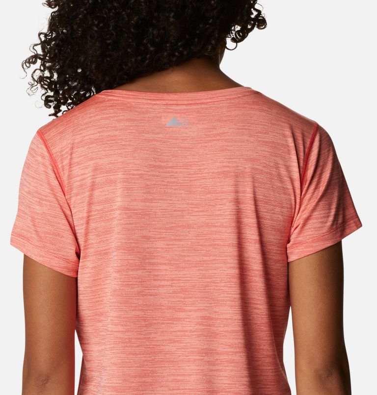 Thumbnail: Women's Trinity Trail II Technical T-Shirt, Color: Red Hibiscus, image 5