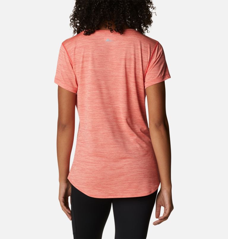 Women's Trinity Trail II Technical T-Shirt, Color: Red Hibiscus, image 2