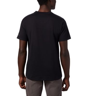 Camiseta con logotipo Columbia Lodge&trade; para hombre Columbia Lodge&trade; Logo Tee | 101 | S, Black, City Grey, back