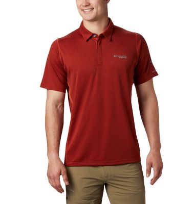 Men's Irico&trade; Knit Polo M Irico&trade; Knit Polo | 369 | L, Carnelian Red, front