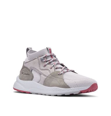 Scarpe SH/FT&trade; OutDry Mid da&nbsp;donna SH/FT&trade; OUTDRY&trade; MID | 461 | 5, Grey Ice, Marsala Red, 3/4 front