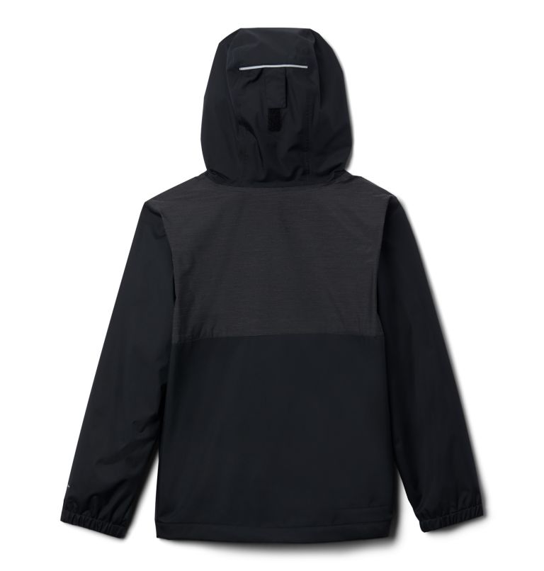 Boys' Rainy Trails Fleece Lined Jacket, Color: Black, image 2