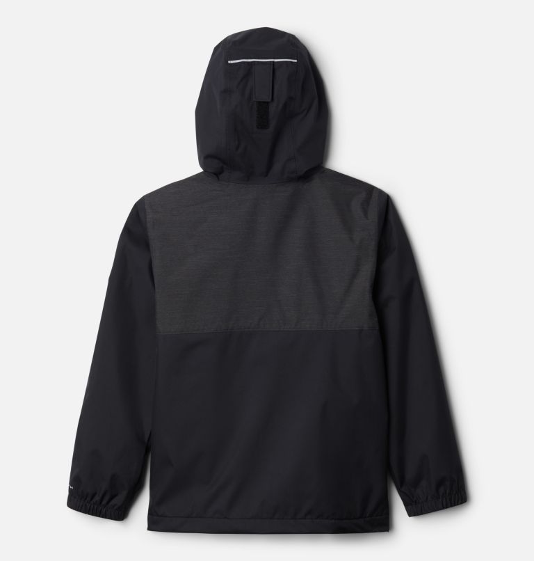 Boys' Rainy Trails Fleece Lined Jacket, Color: Black, Black Slub, image 2