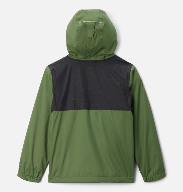 Chaqueta de senderismo impermeable Rainy Trails para niño, Color: Canteen, Black Slub, image 2