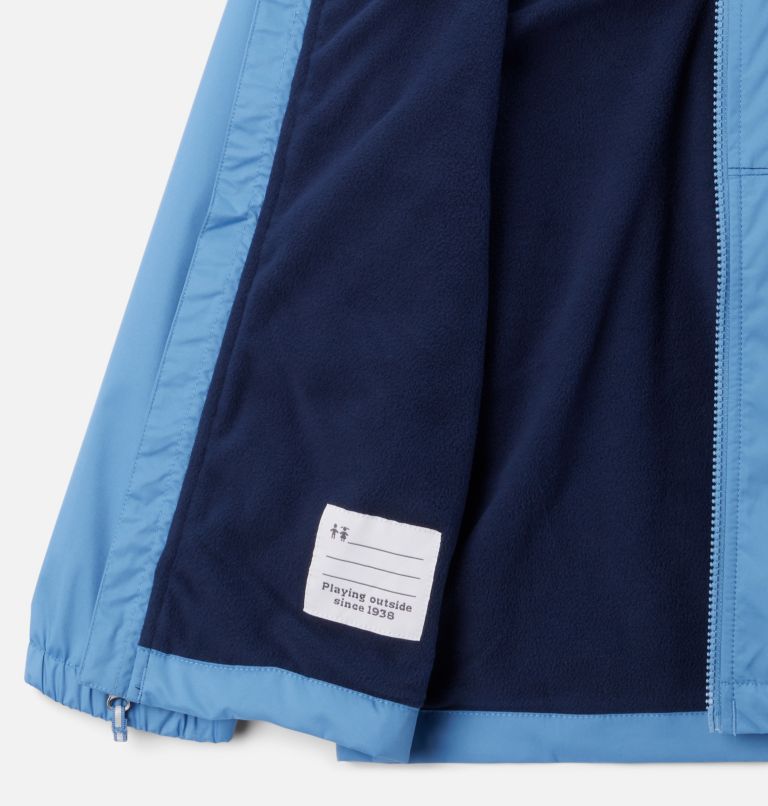 Boys' Rainy Trails Fleece Lined Jacket, Color: Skyler, Collegiate Navy, image 3