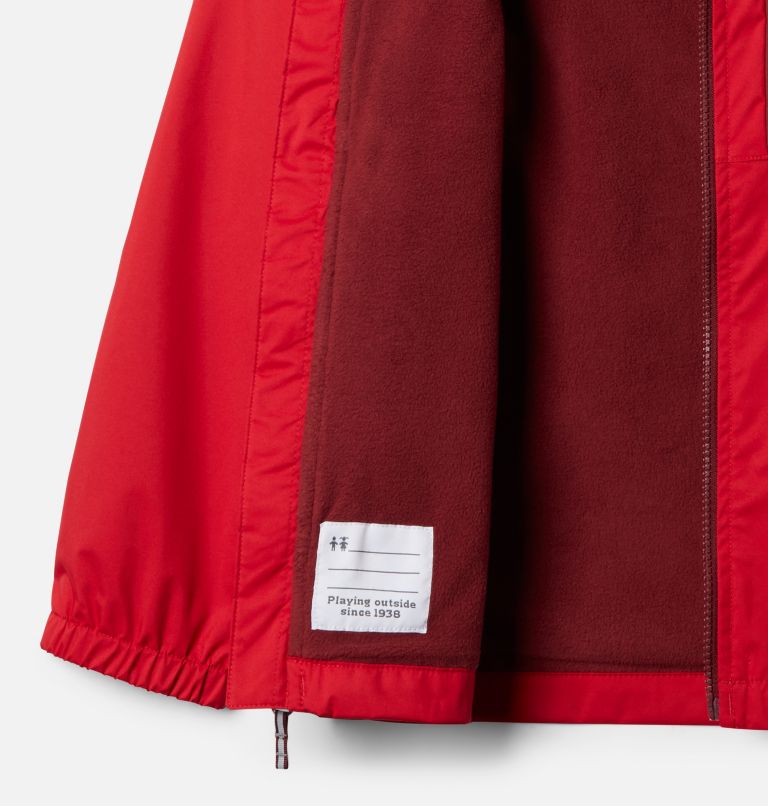 Manteau doublé de laine polaire Rainy Trails pour garçon, Color: Mountain Red, image 3