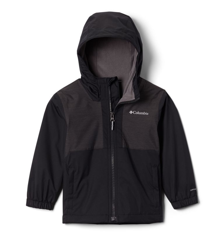 Manteau doublé de laine polaire Rainy Trails pour petit garçon, Color: Black, image 1
