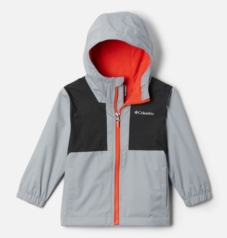 Thumbnail: Manteau doublé de laine polaire Rainy Trails pour petit garçon, Color: Columbia Grey, Black Slub, image 1