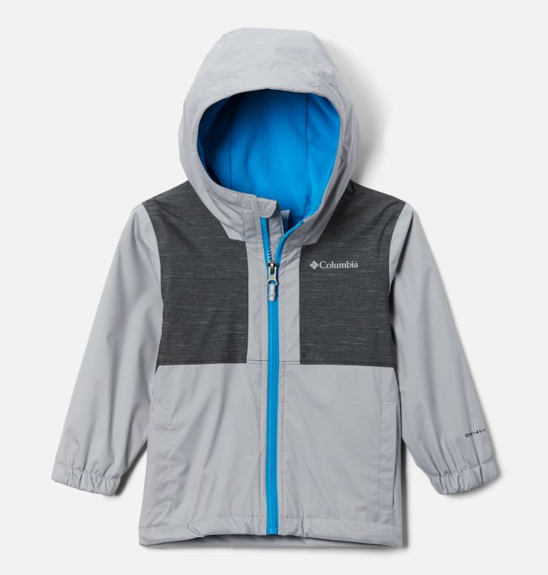 Boys' Toddler Rainy Trails Fleece Lined Jacket, Color: Columbia Grey, Black Slub, image 1