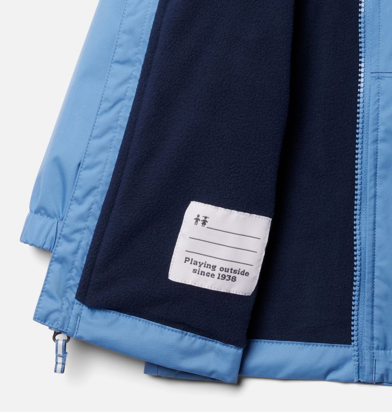 Boys' Toddler Rainy Trails Fleece Lined Jacket, Color: Skyler, Collegiate Navy, image 3