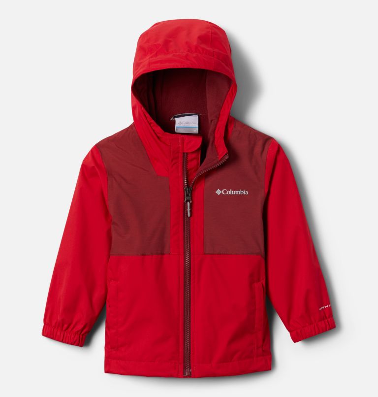 Manteau doublé de laine polaire Rainy Trails pour petit garçon, Color: Mountain Red, image 1