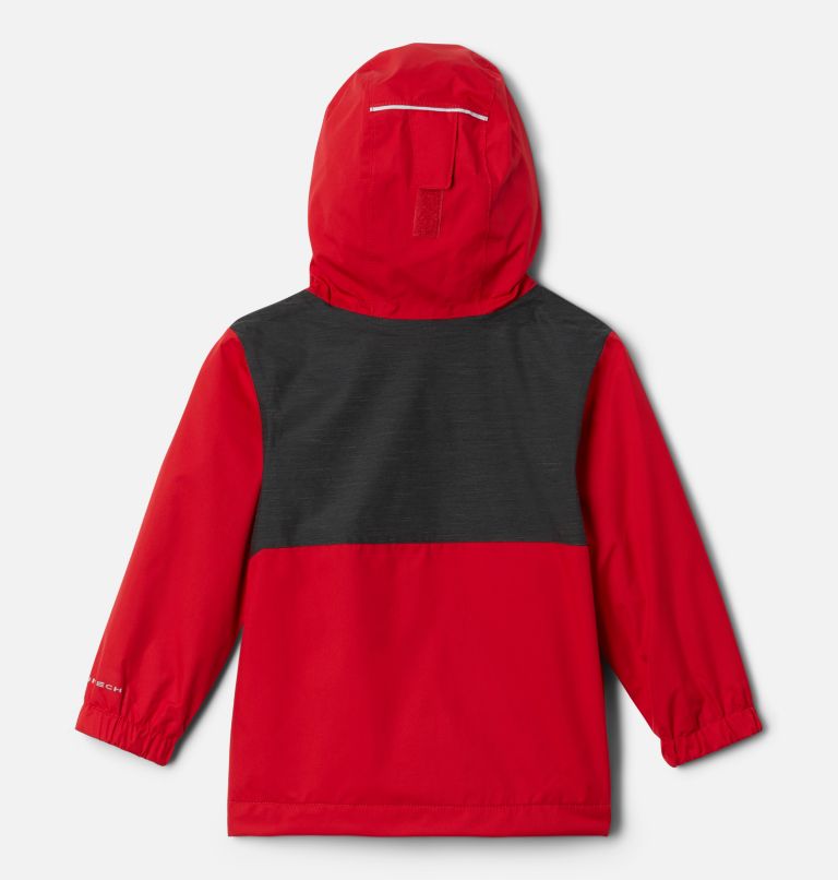 Manteau doublé de laine polaire Rainy Trails pour petit garçon, Color: Mountain Red, Black Slub, image 2